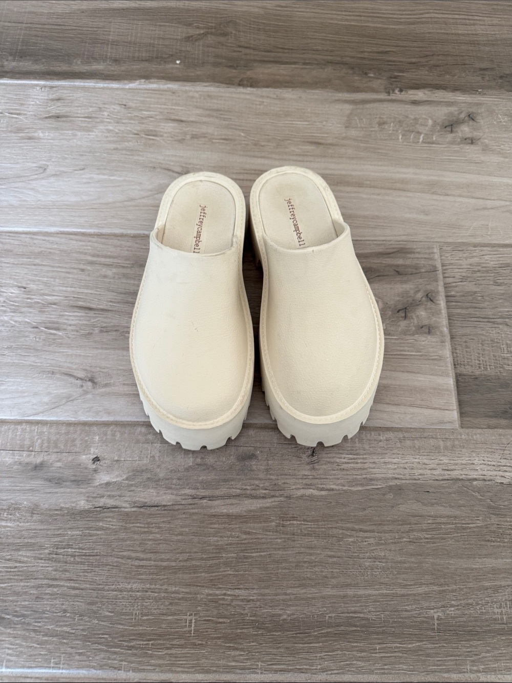 Jeffrey Campbell 8 Clogge platform shows Sea Salt